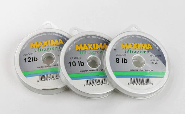 Maxima Ultra Green Tippet 50 metre Spools - Sportinglife Turangi